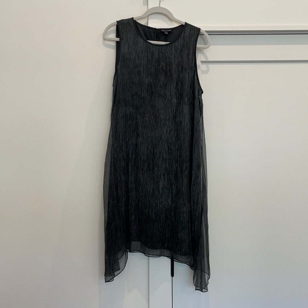 Gray Eileen Fisher dress